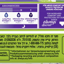 Always® Discreet Inkontinenz Blasenschwäche Normal -Always® shop MAM 10041002 SHOP IMAGE 1.4