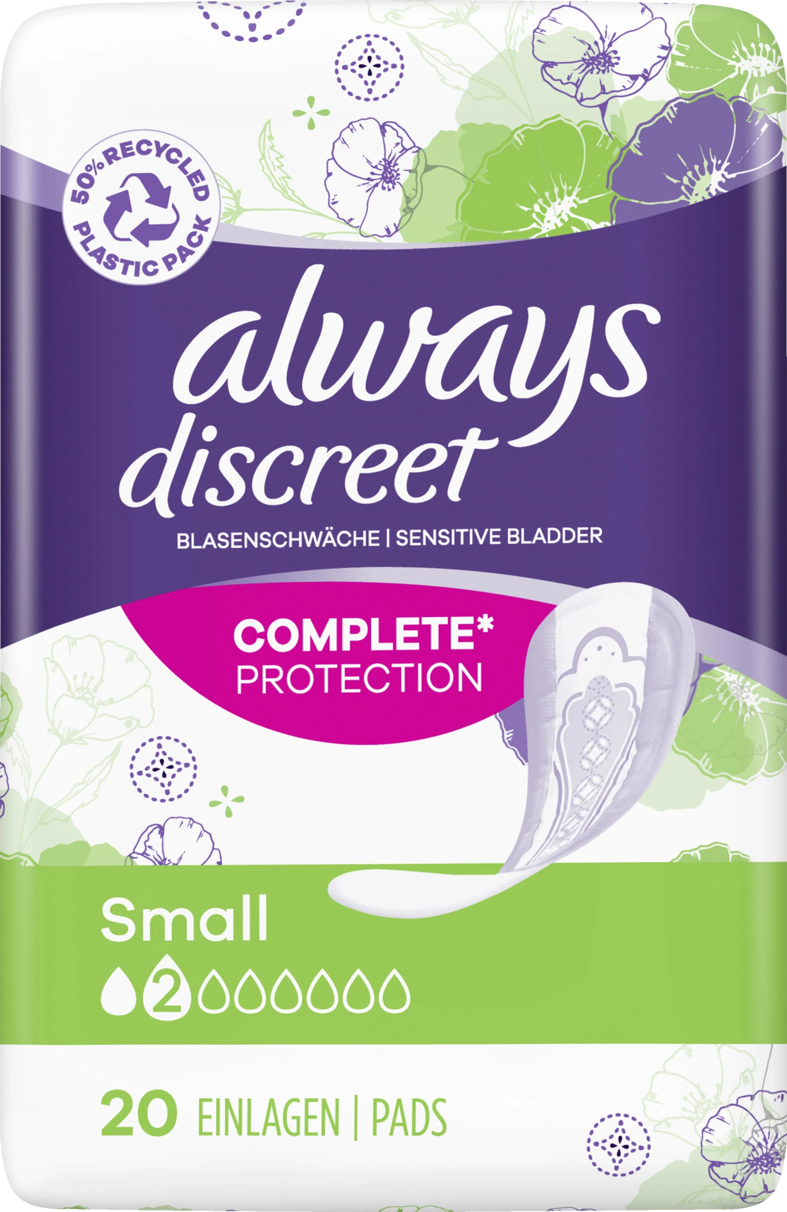 Always® Discreet Inkontinenz Small 3 Always® Discreet Inkontinenz Small