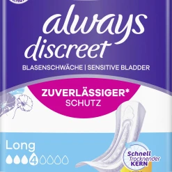 Always® Discreet Inkontinenz Long