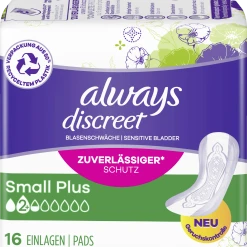 Always® Discreet Inkontinenz Small 20 Always® Discreet Inkontinenz Small -Always® shop MAM 10055289 SHOP IMAGE 1.4