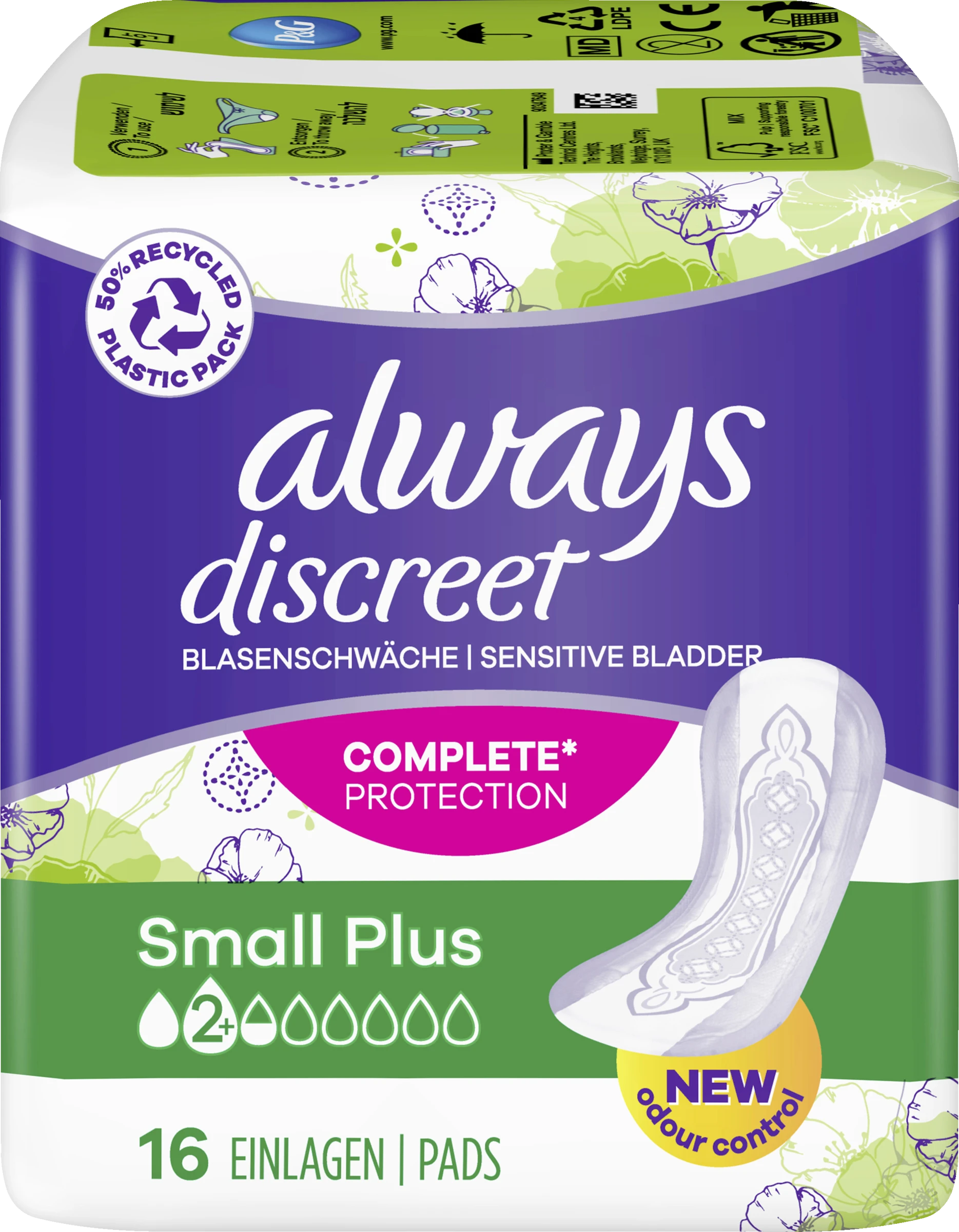 Always® Discreet Inkontinenz Small 5 Always® Discreet Inkontinenz Small – Bild 3