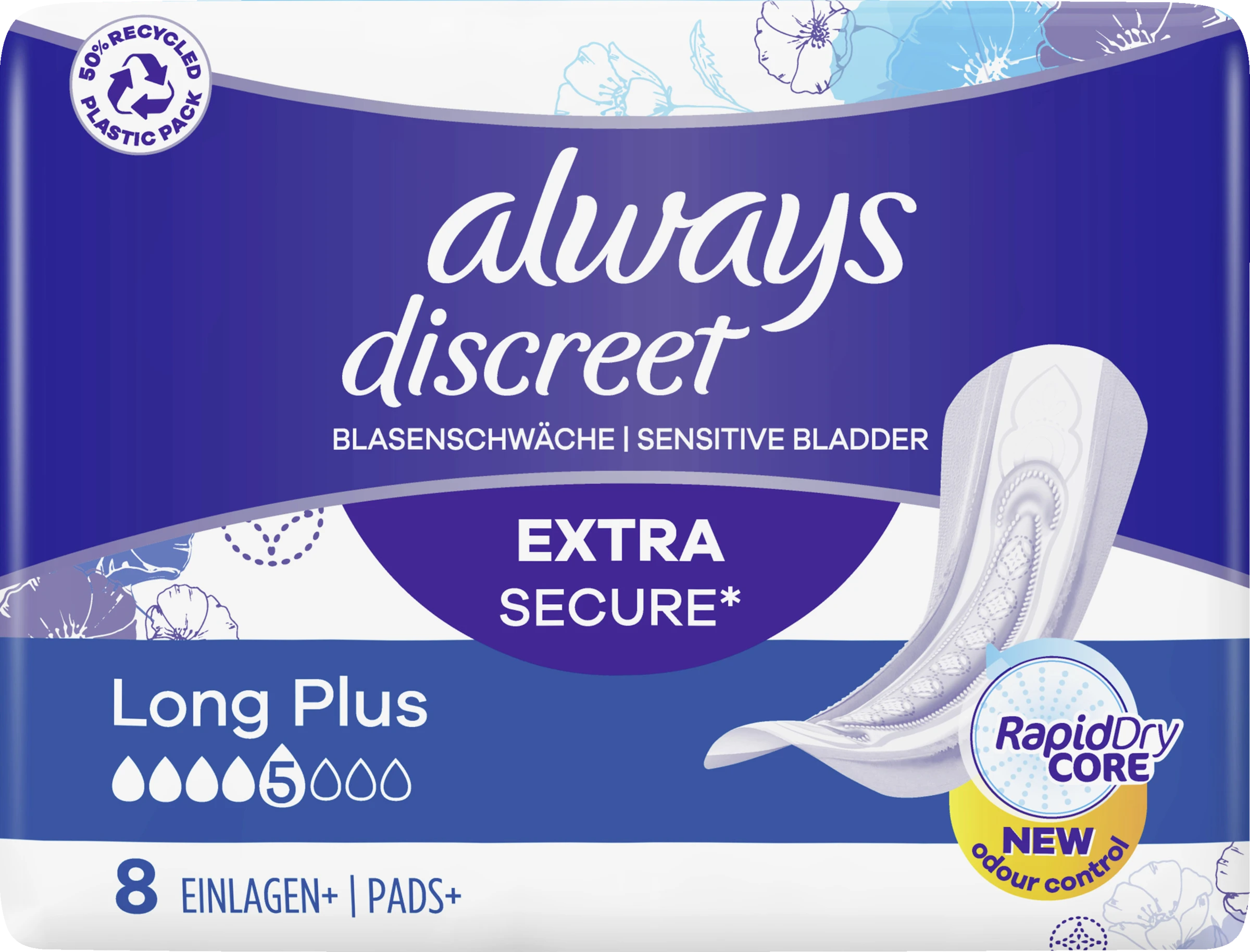 Always® Discreet Inkontinenz Long Plus 6 Always® Discreet Inkontinenz Long Plus – Bild 4