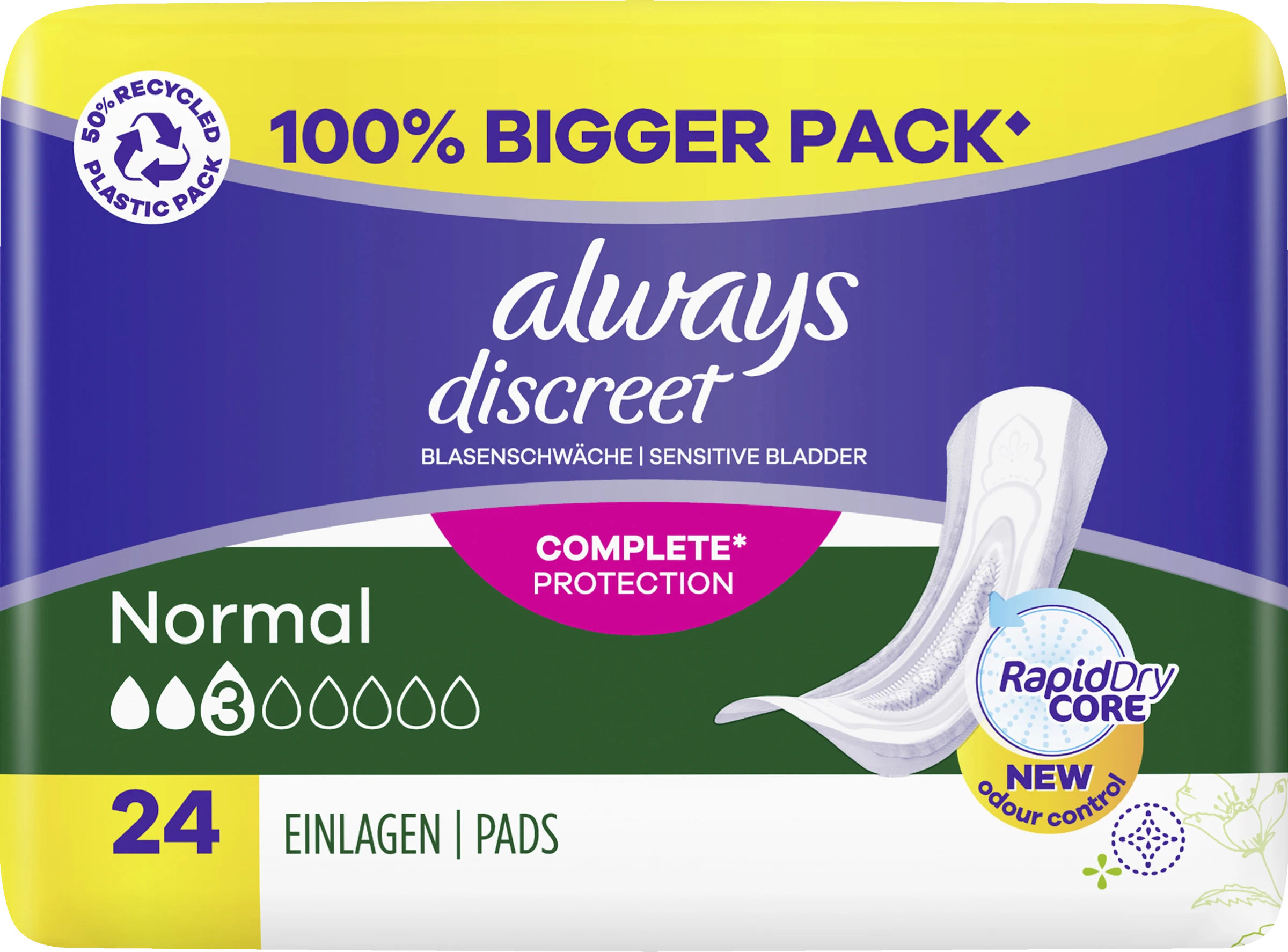 Always® Discreet Inkontinenz Normal Big Pack 6 Always® Discreet Inkontinenz Normal Big Pack – Bild 4