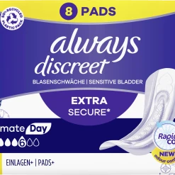 Always® Discreet Inkontinenz Ultimate Tag 17 Always® Discreet Inkontinenz Ultimate Tag -Always® shop MAM 10183540 SHOP IMAGE 1.6