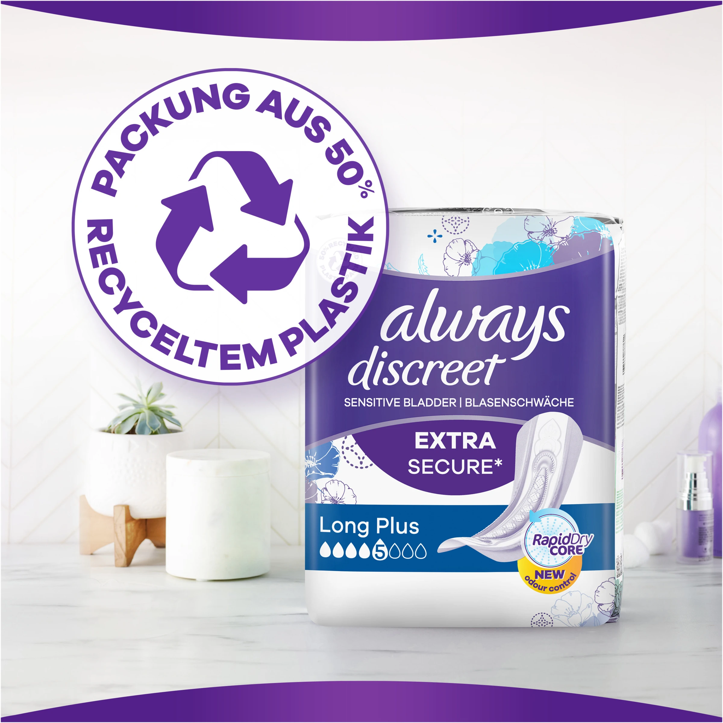 Always® Discreet Inkontinenz Long Plus 10 Always® Discreet Inkontinenz Long Plus – Bild 8