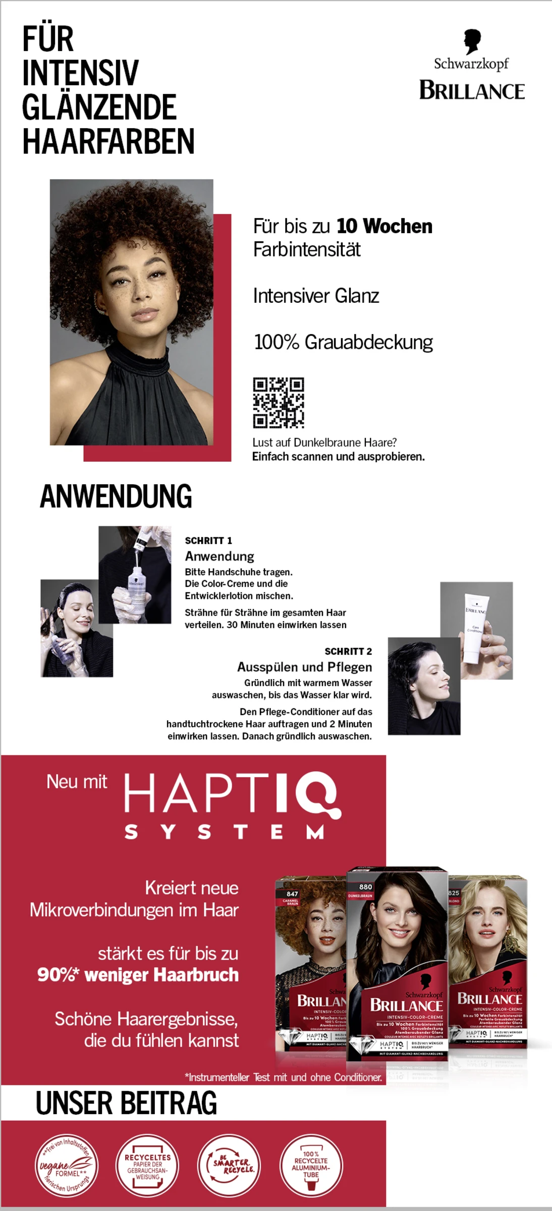 Schwarzkopf Brillance Permanente Haarfarbe Intensiv-Color-Creme 872 Intensivrot 11 Schwarzkopf Brillance Permanente Haarfarbe Intensiv-Color-Creme 872 Intensivrot – Bild 9