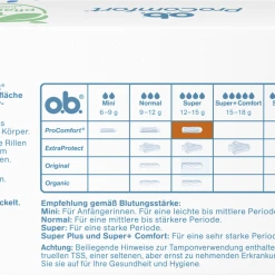Alternative view of O.b. ProComfort Tampons Super