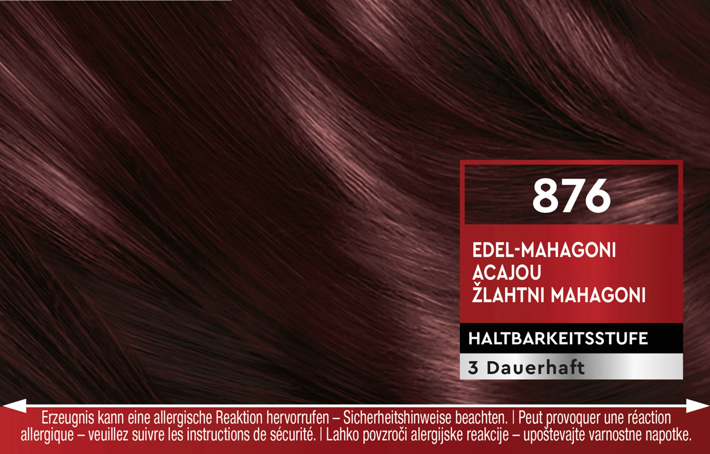 Schwarzkopf Brillance Intensiv-Color-Creme 876 Edel-Mahagoni 7 Schwarzkopf Brillance Intensiv-Color-Creme 876 Edel-Mahagoni – Bild 5