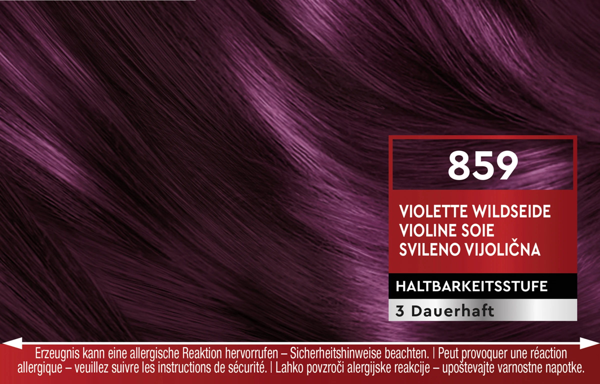 Schwarzkopf Brillance Intensiv-Color-Creme 859 Violette Wildseide 5 Schwarzkopf Brillance Intensiv-Color-Creme 859 Violette Wildseide – Bild 3