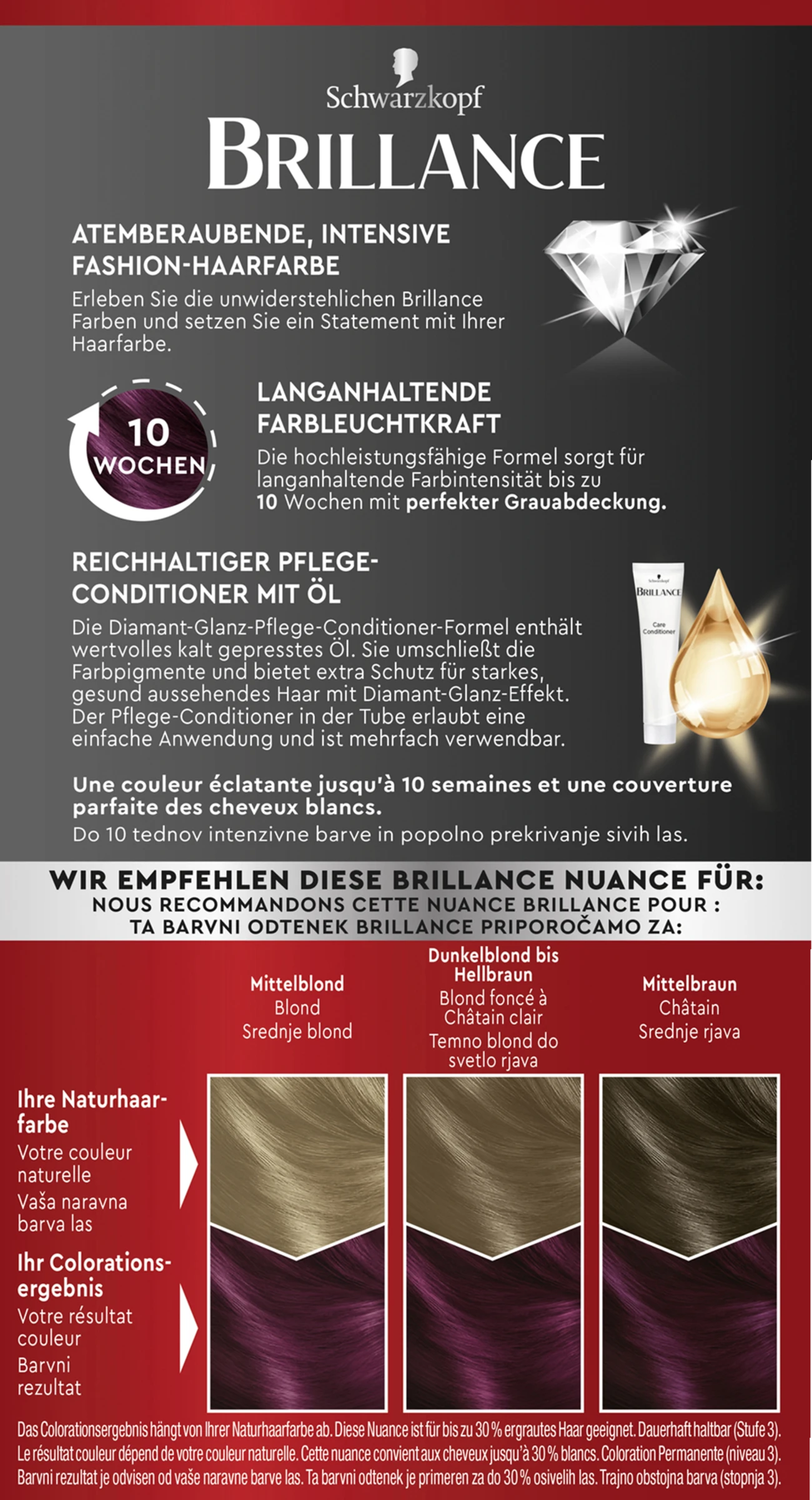 Schwarzkopf Brillance Intensiv-Color-Creme 859 Violette Wildseide 4 Schwarzkopf Brillance Intensiv-Color-Creme 859 Violette Wildseide – Bild 2