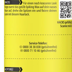 Alternative view of Schwarzkopf Got2b Haarlack Sprüh Kleber
