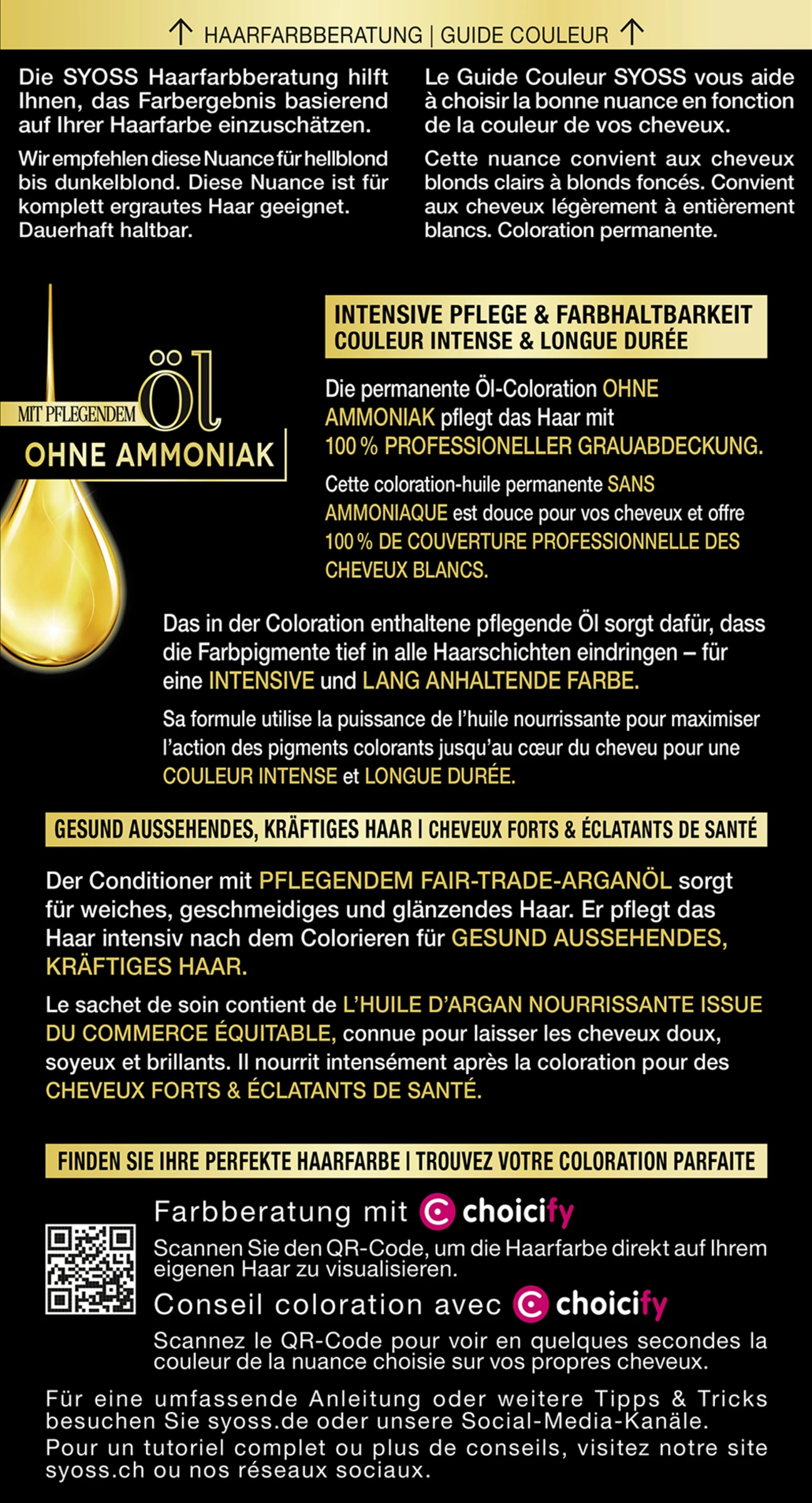 Syoss Professional Performance Oleo Intense Permanente Öl-Coloration 10-50 Helles Asch-Blond 4 Syoss Professional Performance Oleo Intense Permanente Öl-Coloration 10-50 Helles Asch-Blond – Bild 2