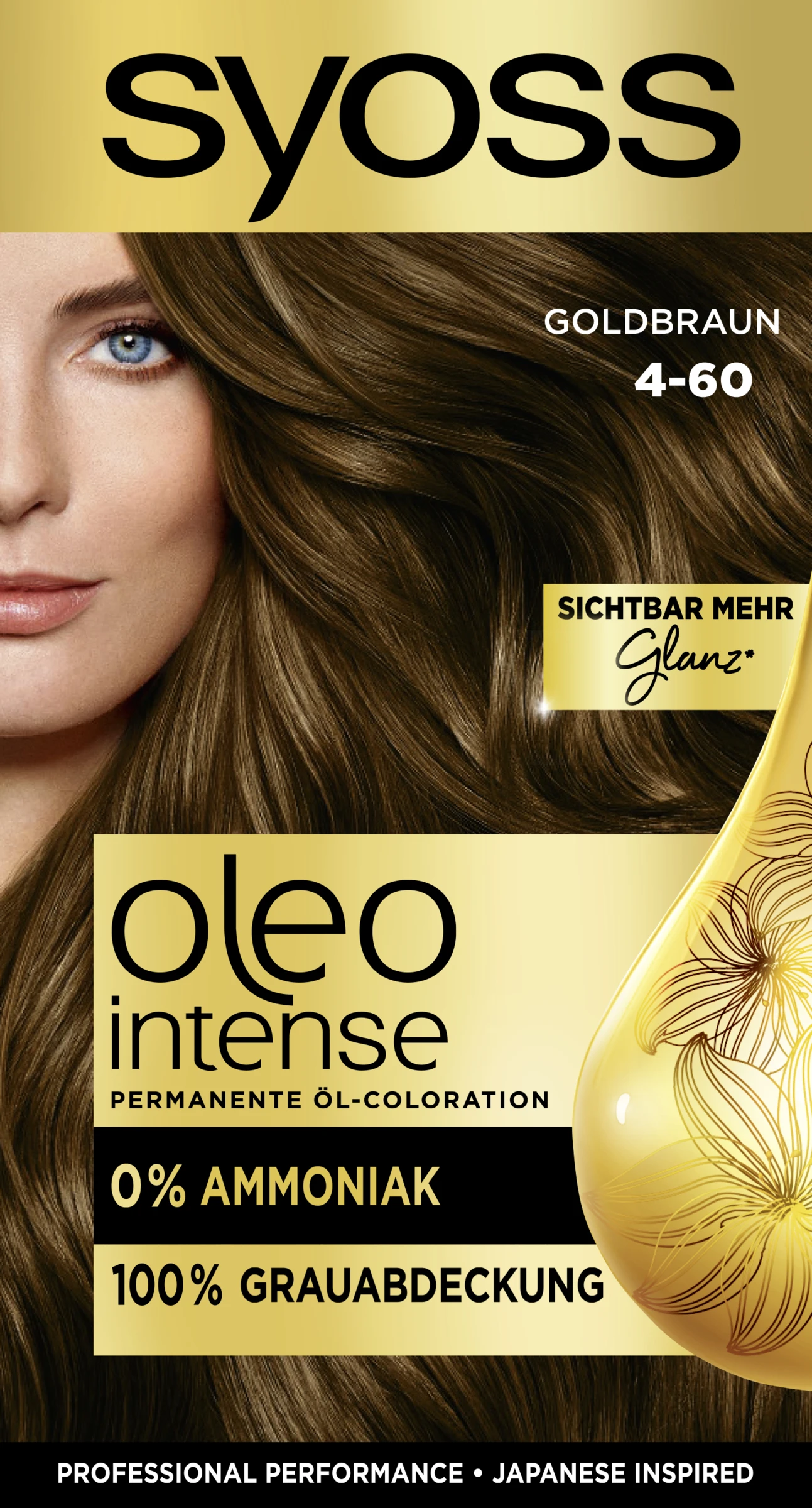Syoss Professional Performance Oleo Intense Permanente Öl-Coloration 4-60 Goldbraun 3 Syoss Professional Performance Oleo Intense Permanente Öl-Coloration 4-60 Goldbraun