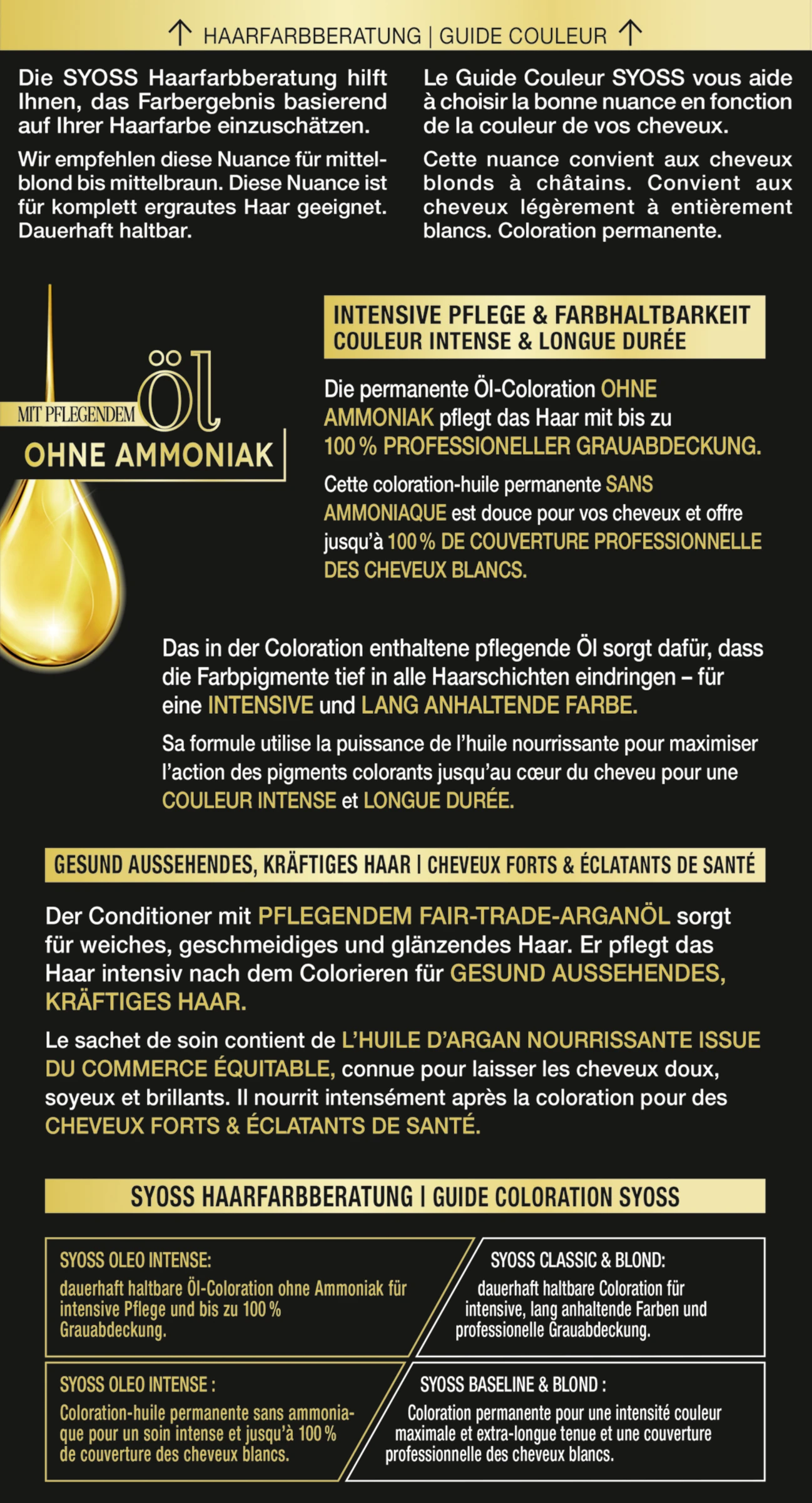 Syoss Professional Performance Oleo Intense Permanente Öl-Coloration 4-60 Goldbraun 4 Syoss Professional Performance Oleo Intense Permanente Öl-Coloration 4-60 Goldbraun – Bild 2