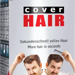 COVER HAIR Haarverdichtung Mit Schütthaar Mittelbraun