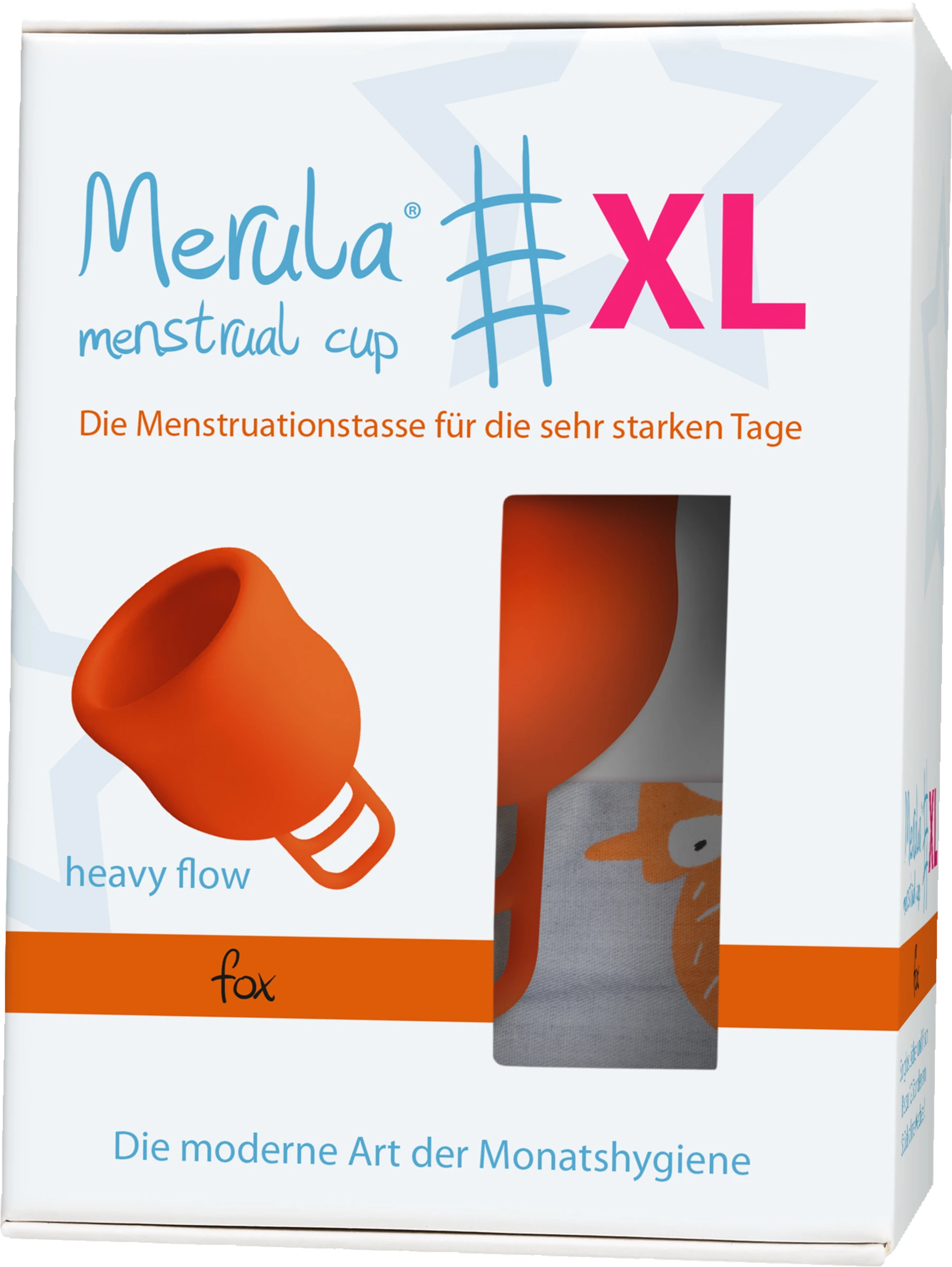Merula Cup XL Fox Menstruationstasse 3 Merula Cup XL Fox Menstruationstasse