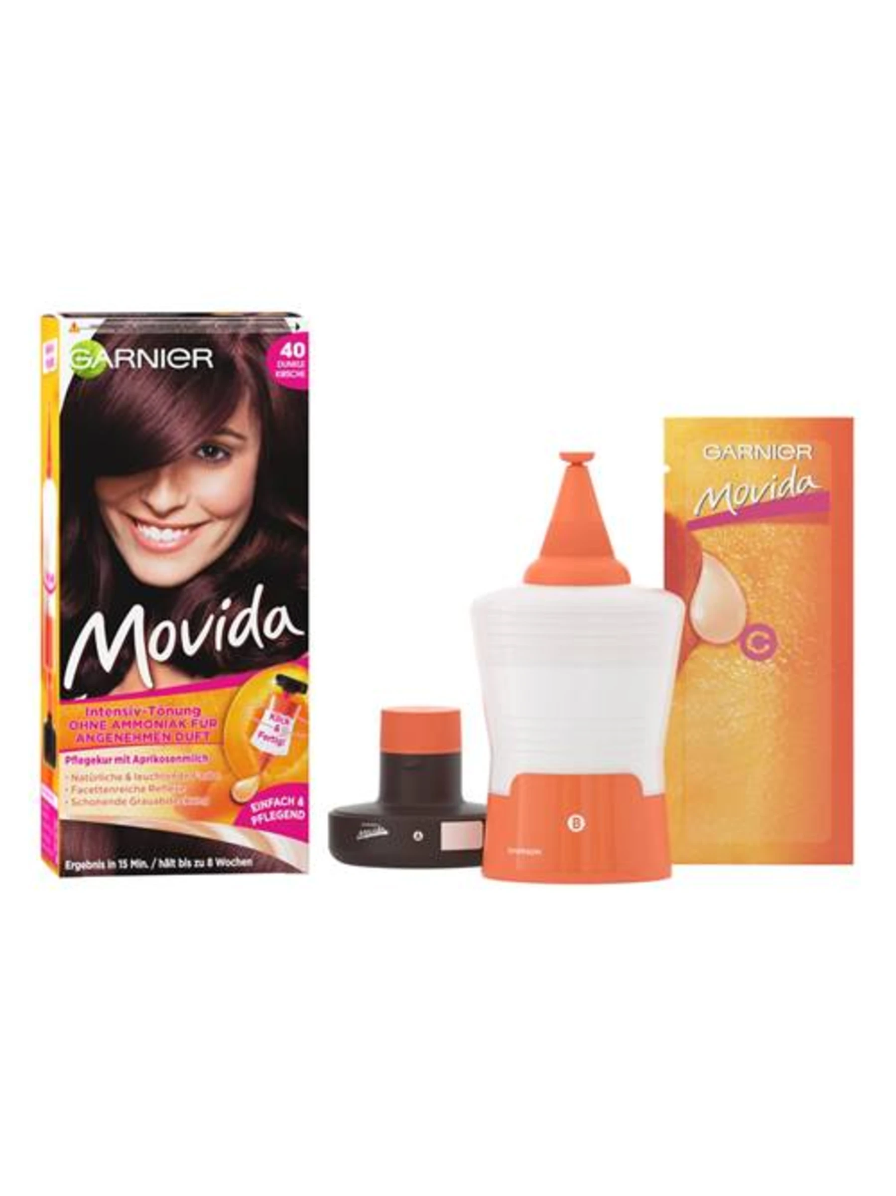 Garnier Movida Intensiv-Tönung 40 Dunkle Kirsche 7 Garnier Movida Intensiv-Tönung 40 Dunkle Kirsche – Bild 5