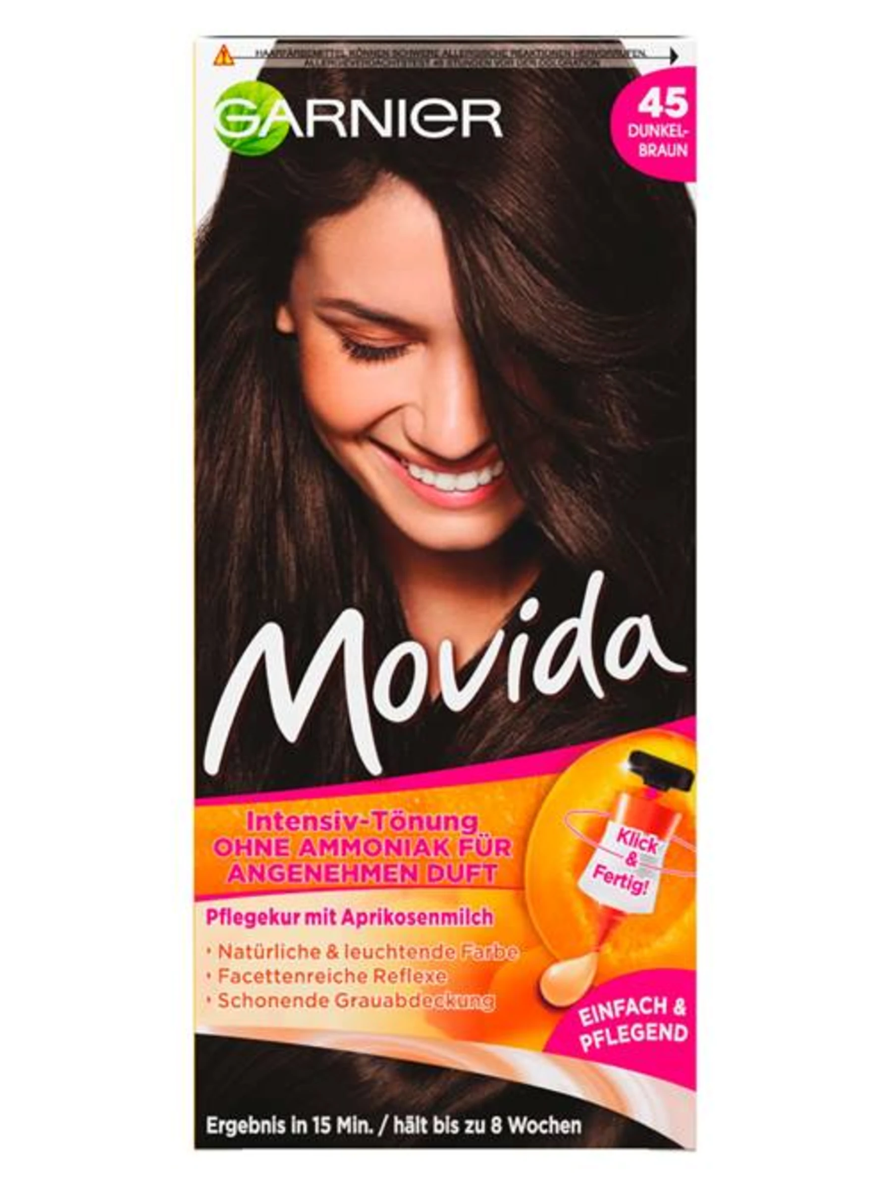 Garnier Movida Intensiv-Tönung 45 Dunkelbraun 3 Garnier Movida Intensiv-Tönung 45 Dunkelbraun
