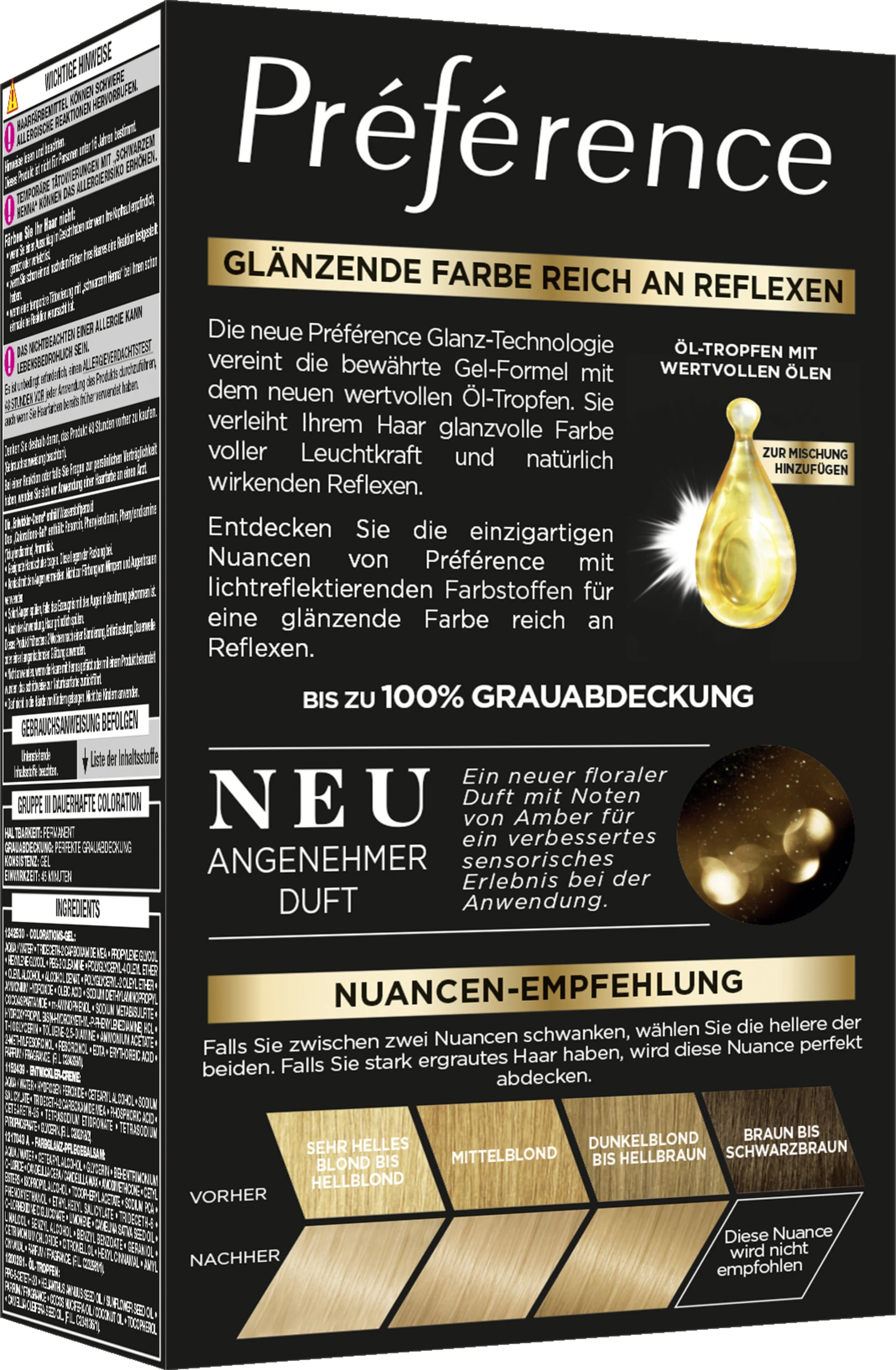 L’Oréal Paris Préférence Permanente Haarfarbe 8 Naturblond (California) 5 L’Oréal Paris Préférence Permanente Haarfarbe 8 Naturblond (California) – Bild 3