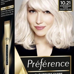 L’Oréal Paris Préférence Permanente Haarfarbe 10.21 Platin Perlmuttblond (Stockholm)