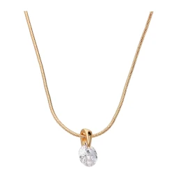 Accessories Halskette Goldfarben Mit Zirkonia-Anhänger 5 Accessories Halskette Goldfarben Mit Zirkonia-Anhänger -Always® shop MAM 6715974 SHOP IMAGE 1.4