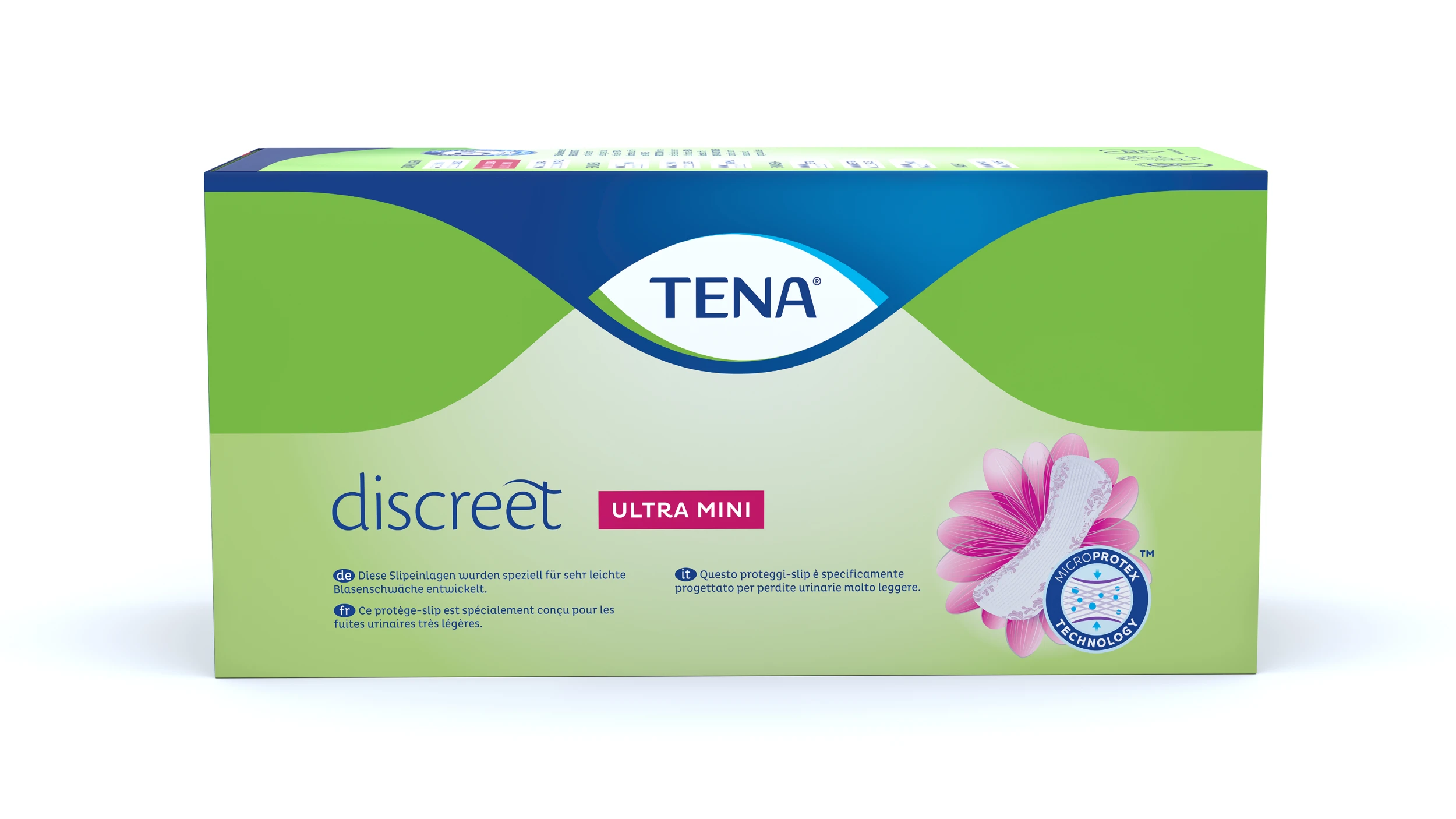 TENA Discreet Ultra Mini Slipeinlagen 4 TENA Discreet Ultra Mini Slipeinlagen – Bild 2