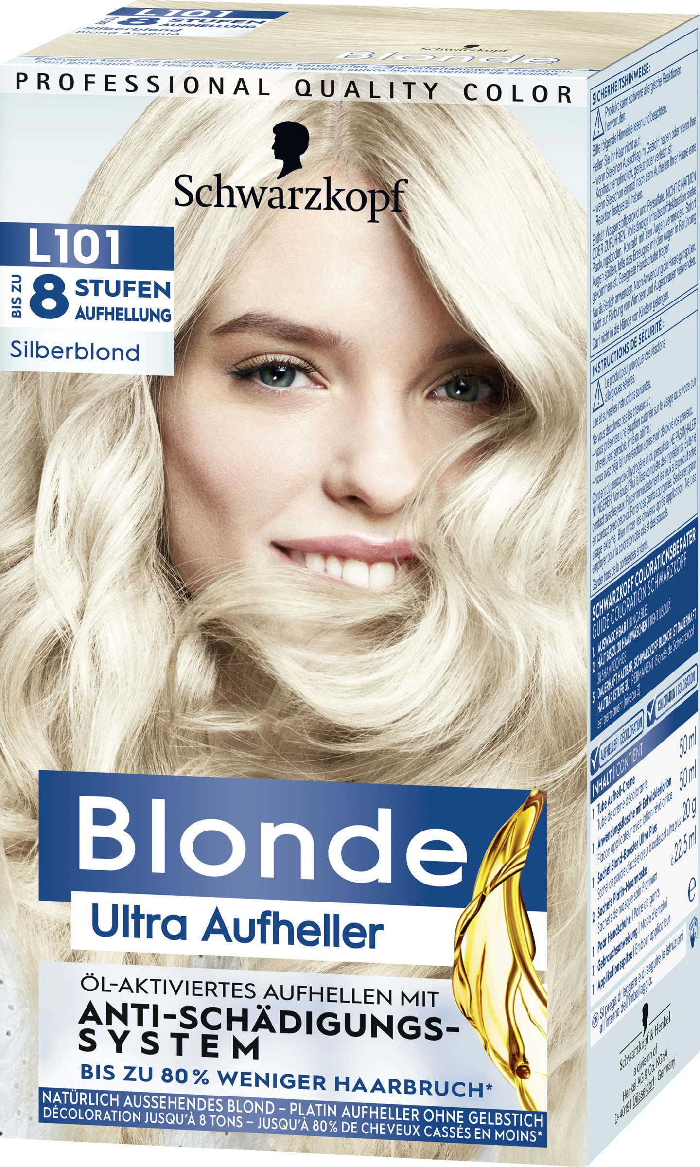 Schwarzkopf Blonde Blonde Ultra Aufheller Silberblond L101 - Stufe 3 4 Schwarzkopf Blonde Blonde Ultra Aufheller Silberblond L101 - Stufe 3 – Bild 2