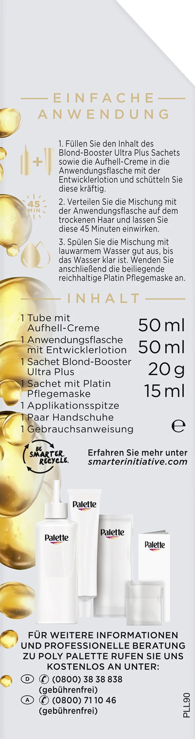 Poly Palette Intensiv Creme Coloration L9-0 Platin Blond 5 Poly Palette Intensiv Creme Coloration L9-0 Platin Blond – Bild 3