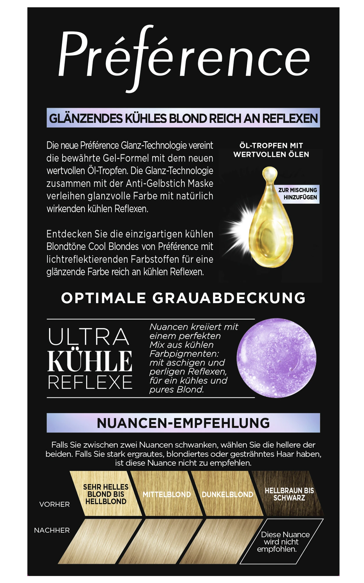 L’Oréal Paris Préférence Cool Blondes 8.1 Helles Kühles Blond (Kopenhagen) 6 L’Oréal Paris Préférence Cool Blondes 8.1 Helles Kühles Blond (Kopenhagen) – Bild 4
