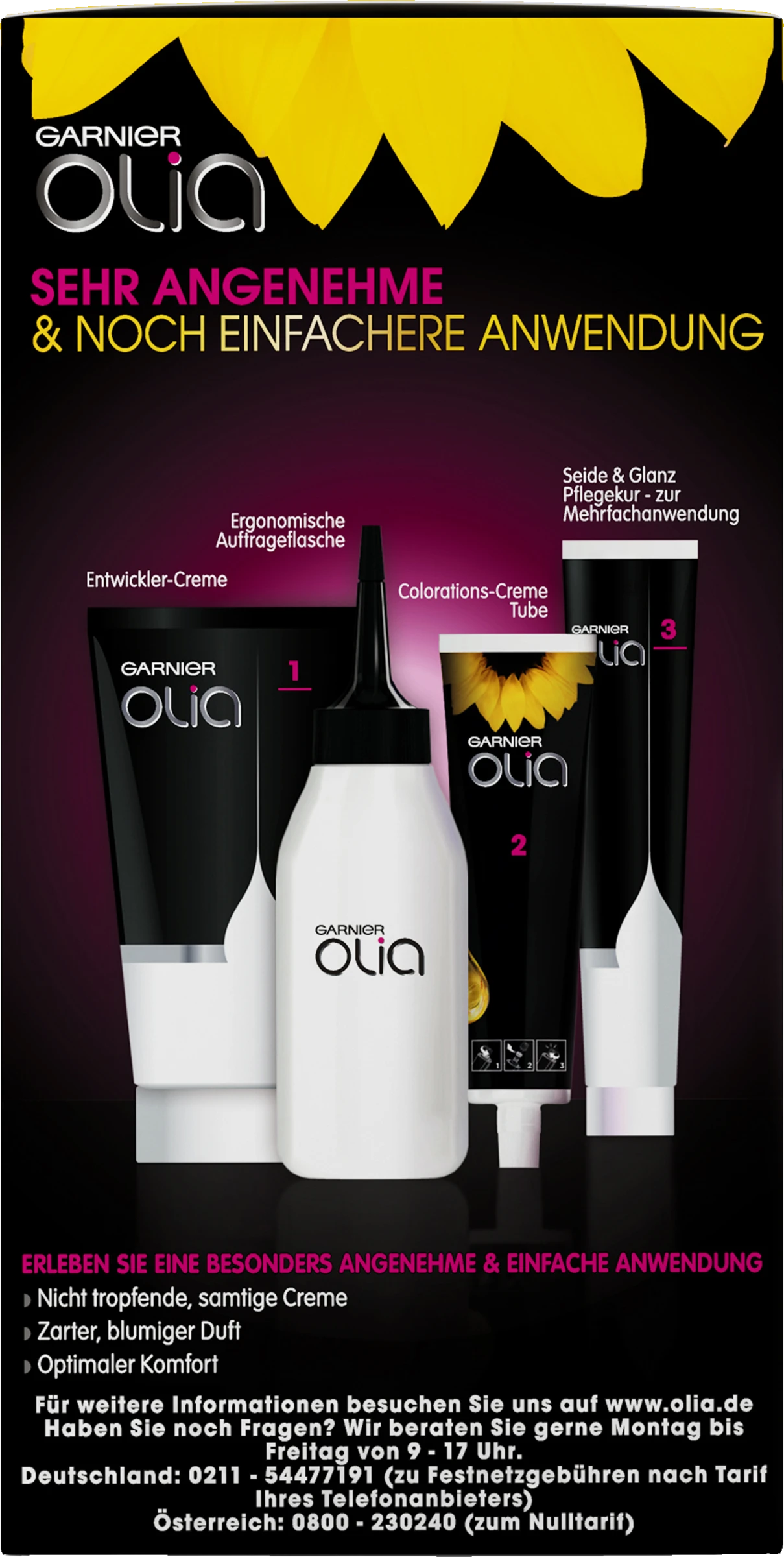 Garnier Olia Dauerhafte Haarfarbe 4.62 Kaschmirrot 6 Garnier Olia Dauerhafte Haarfarbe 4.62 Kaschmirrot – Bild 4