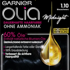 Garnier Olia 1.10 Blau Schwarz Dauerhafte Haarfarbe