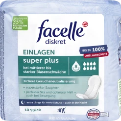 Facelle Diskret Hygiene-Einlage Super Plus