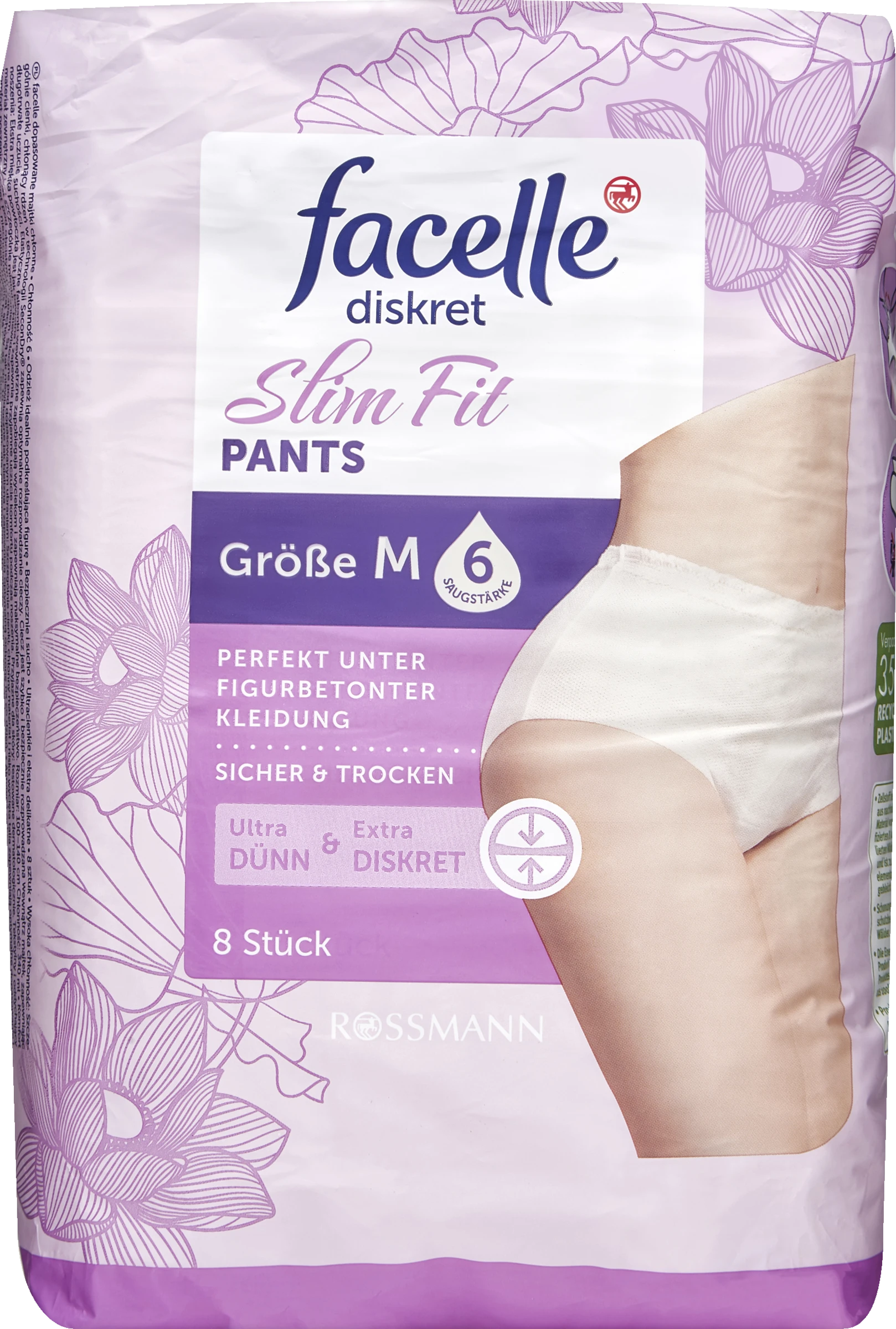 Facelle Diskret Slim Fit Pants Größe M 3 Facelle Diskret Slim Fit Pants Größe M