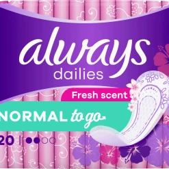 Always® Dailies Fresh Scent Normal To Go Slipeinlagen