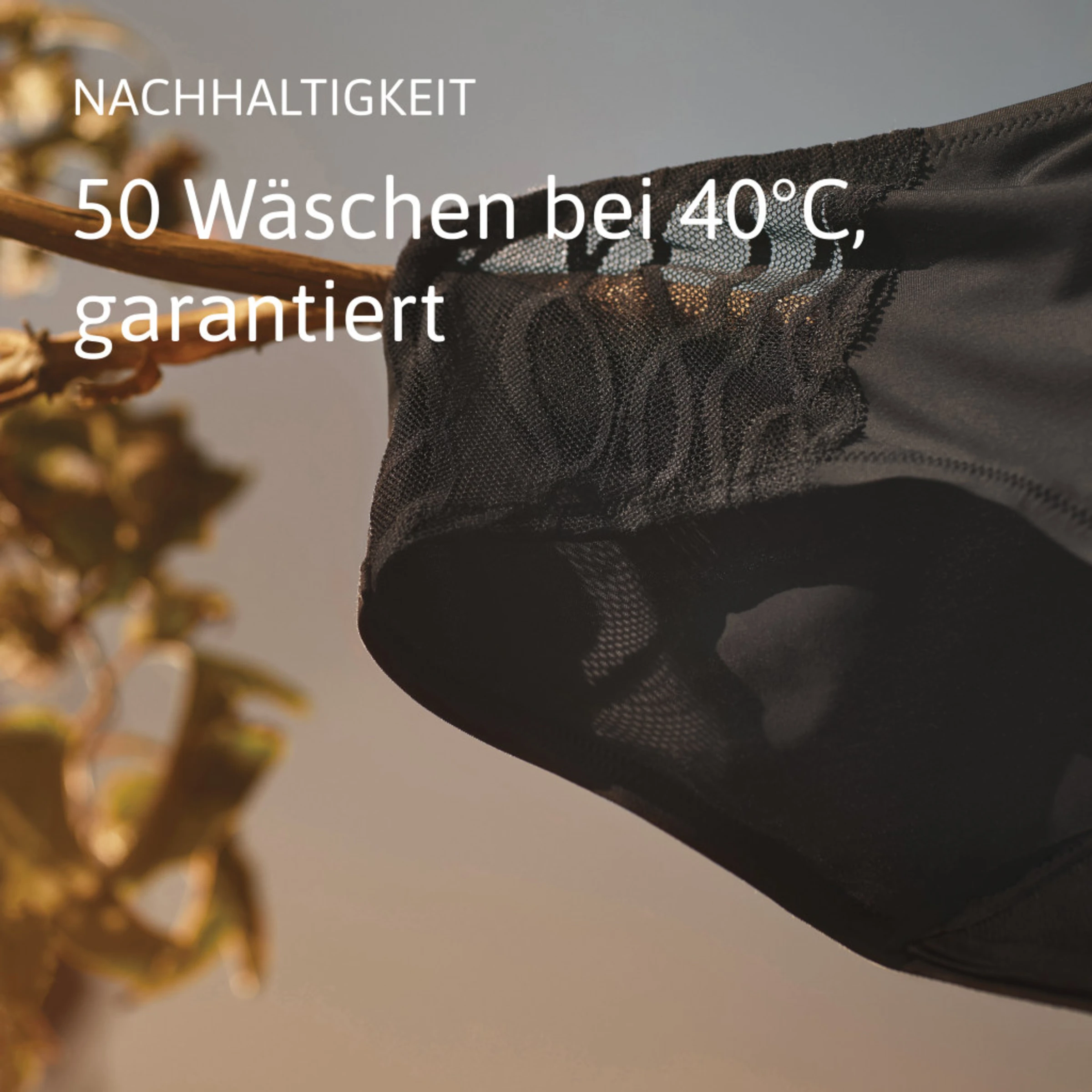 TENA Silhouette Waschbare Unterwäsche Hipster Schwarz L 5 TENA Silhouette Waschbare Unterwäsche Hipster Schwarz L – Bild 3