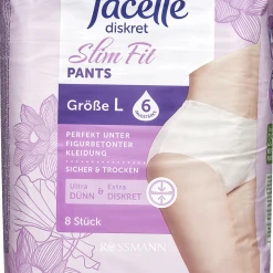 Facelle Diskret Slim Fit Pants Größe L
