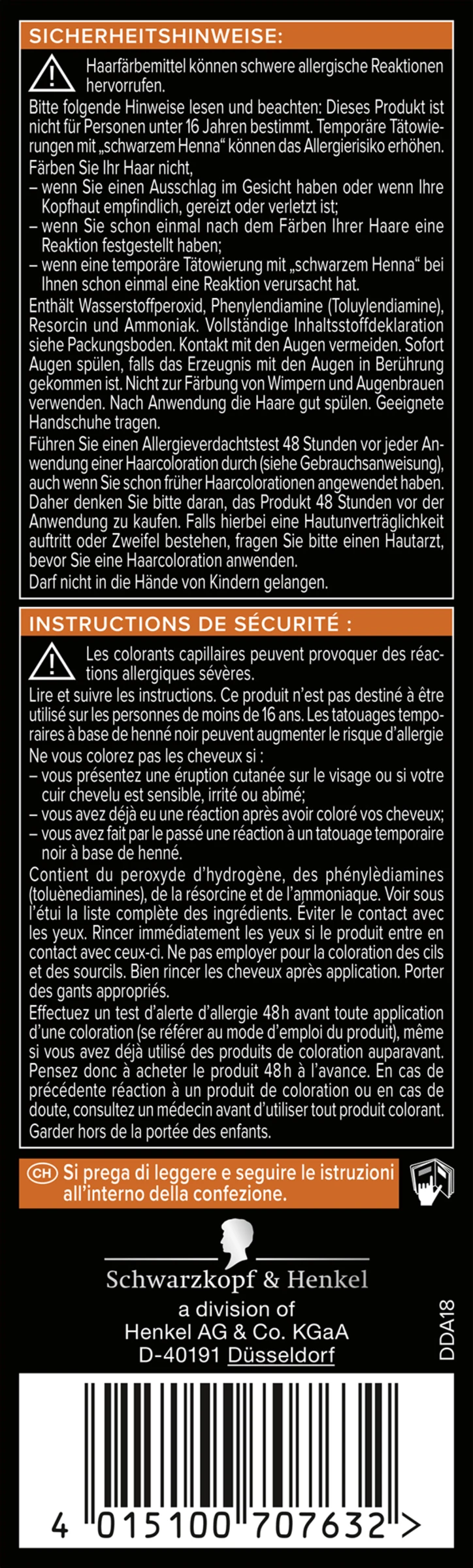 Schwarzkopf Diadem Ansatzset Ansatz-Kaschierung A3 Rotbraun 4 Schwarzkopf Diadem Ansatzset Ansatz-Kaschierung A3 Rotbraun – Bild 2