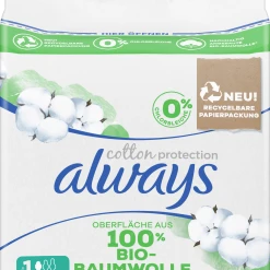 Always® Cotton Protection Binden Mit Flügeln Normal Gr. 1