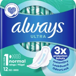 Always® Ultra Normal Binden Mit Flügeln