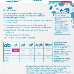 Alternative view of O.b. ProComfort Tampons Mini