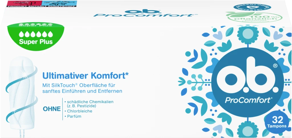O.b. ProComfort Tampons Super Plus 3 O.b. ProComfort Tampons Super Plus