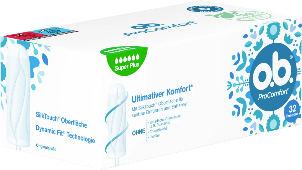 O.b. ProComfort Tampons Super Plus 4 O.b. ProComfort Tampons Super Plus – Bild 2