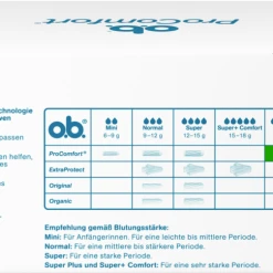 O.b. ProComfort Tampons Super Plus 17 O.b. ProComfort Tampons Super Plus -Always® shop MAM 7615523 SHOP IMAGE 1.4