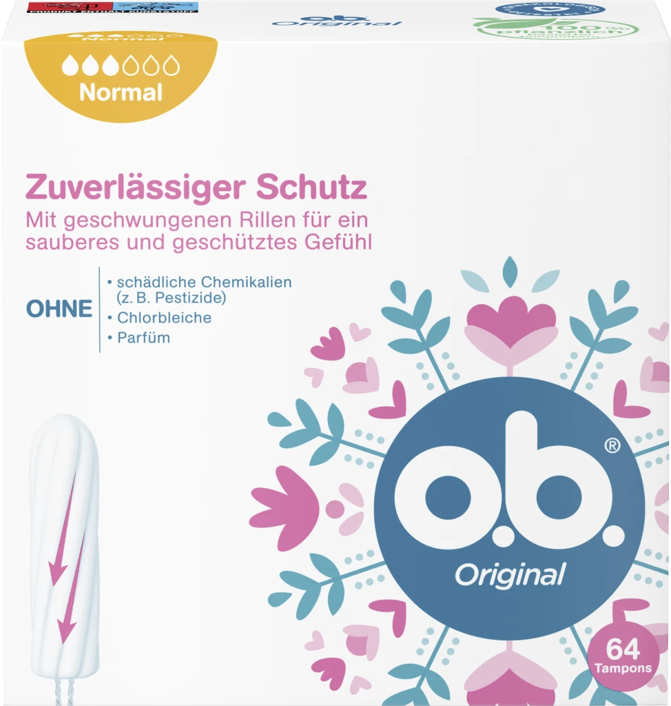 O.b. Original Tampons Normal 3 O.b. Original Tampons Normal