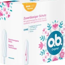 Alternative view of O.b. Original Tampons Normal