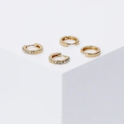 Accessories Creolen Im Set Vergoldet Mit Strasssteinen 7 Accessories Creolen Im Set Vergoldet Mit Strasssteinen -Always® shop MAM 7732290 SHOP IMAGE 1.4