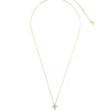 Accessories Kette Vergoldet Mit Kreuz-Anhänger Und Strasssteinen