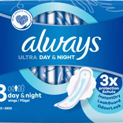 Always® Damenbinden Ultra Day & Night Mit Flügeln