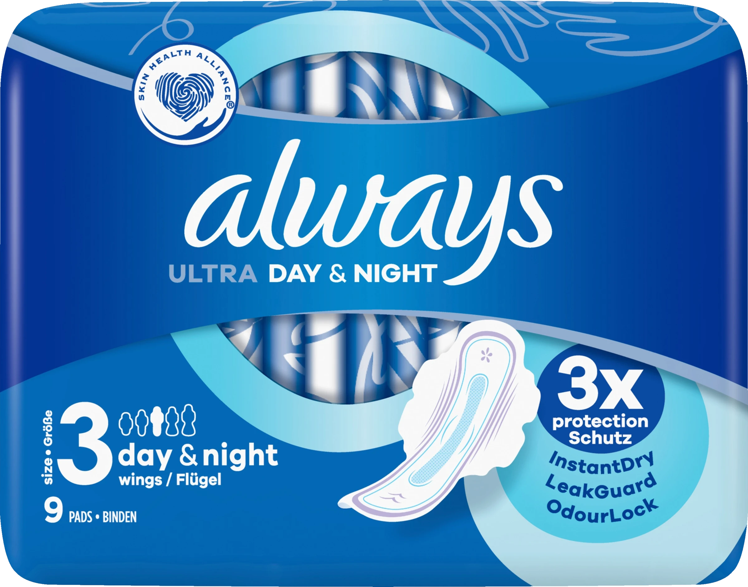 Always® Damenbinden Ultra Day & Night Mit Flügeln 3 Always® Damenbinden Ultra Day & Night Mit Flügeln