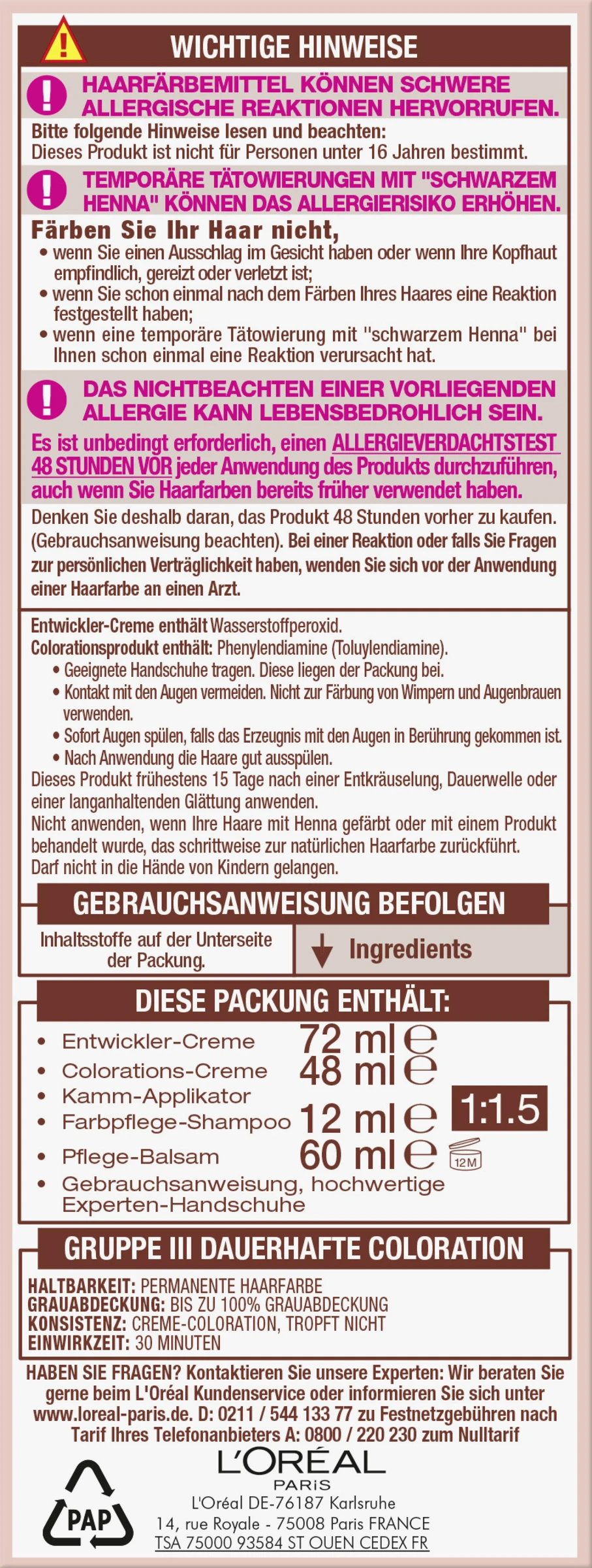 L’Oréal Paris Excellence Universale Nude-Töne 8U Hellblond 4 L’Oréal Paris Excellence Universale Nude-Töne 8U Hellblond – Bild 2